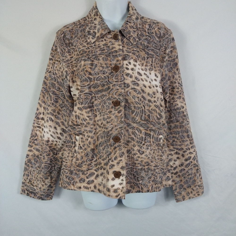 Women's Rebecca Malone Brand Blazer Jacket Size Medium
